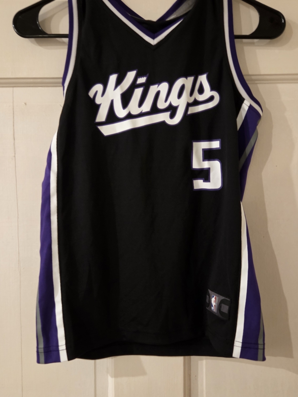 Fanatics Sacramento Kings Black and Purple Youth Jersey Top